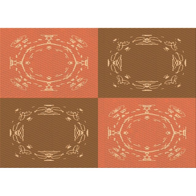 Ahgly Company Machine Washable Indoor Rectangle Transitional Mahogany Brown Area Rugs, 7' x 10'
