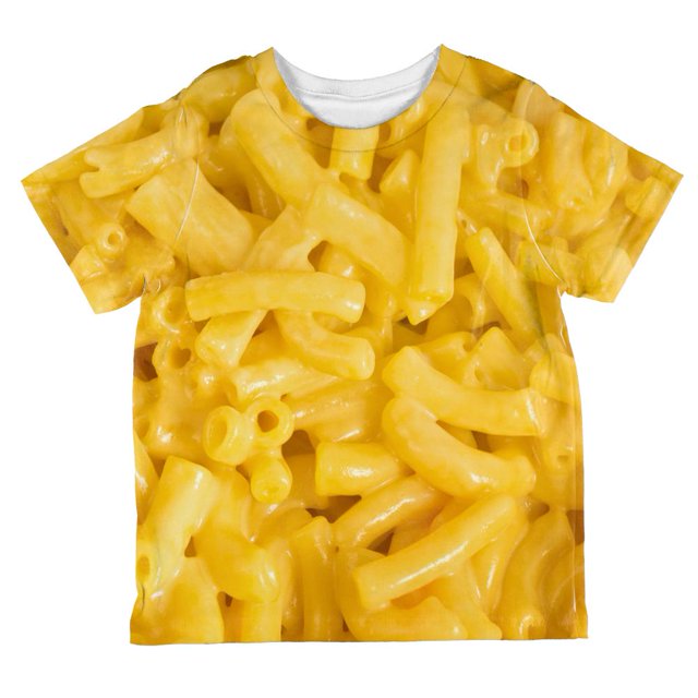 T-shirt pour Tout-Petit à Imprimé Macaroni au Fromage