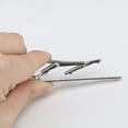 thumbnail image 2 of Shengyu 1pc Men Metal Silver Tone Simple Necktie Tie Bar Clasp Clip Clamp Pin, 2 of 8