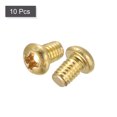 thumbnail image 3 of Unique Bargains M4x6mm Brass Machine Screws, Phillips Pan Head Fastener Bolts 10Pack, 3 of 5
