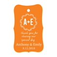 thumbnail image 1 of 100 PCS Thank You for sharing our special day Custom Made Hang Tags Personalized Wedding Favor Gift Paper Tags, 1 of 1