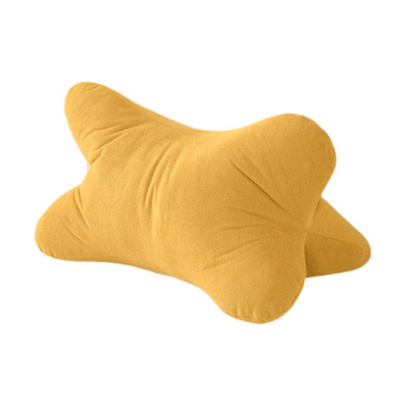 Esquirla Back Support Pillow Comfortable Compact Back Rest for Woman Man Gift Bedroom Yellow