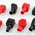 thumbnail image 1 of Becaristey 2a de Protection de Borne de Batterie Fiable Construction en PVC Robuste pour Fait avec PVC Largement Utilisé Rouge et Noir 1Set, 1 of 6