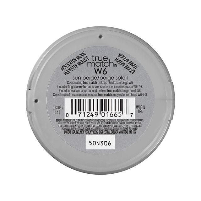 L'Oréal Paris, Fond de teint en poudre True Match sans huile et non comédogène, 10  GR
