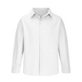 thumbnail image 5 of TIMIFIS Chemises Décontractées Blanches pour Hommes à Boutons, Mode d'Automne, Manches Longues, Col Rabattu, Blouse, Nouvelles Chemises Habillées Régulières Unies, 5 of 5