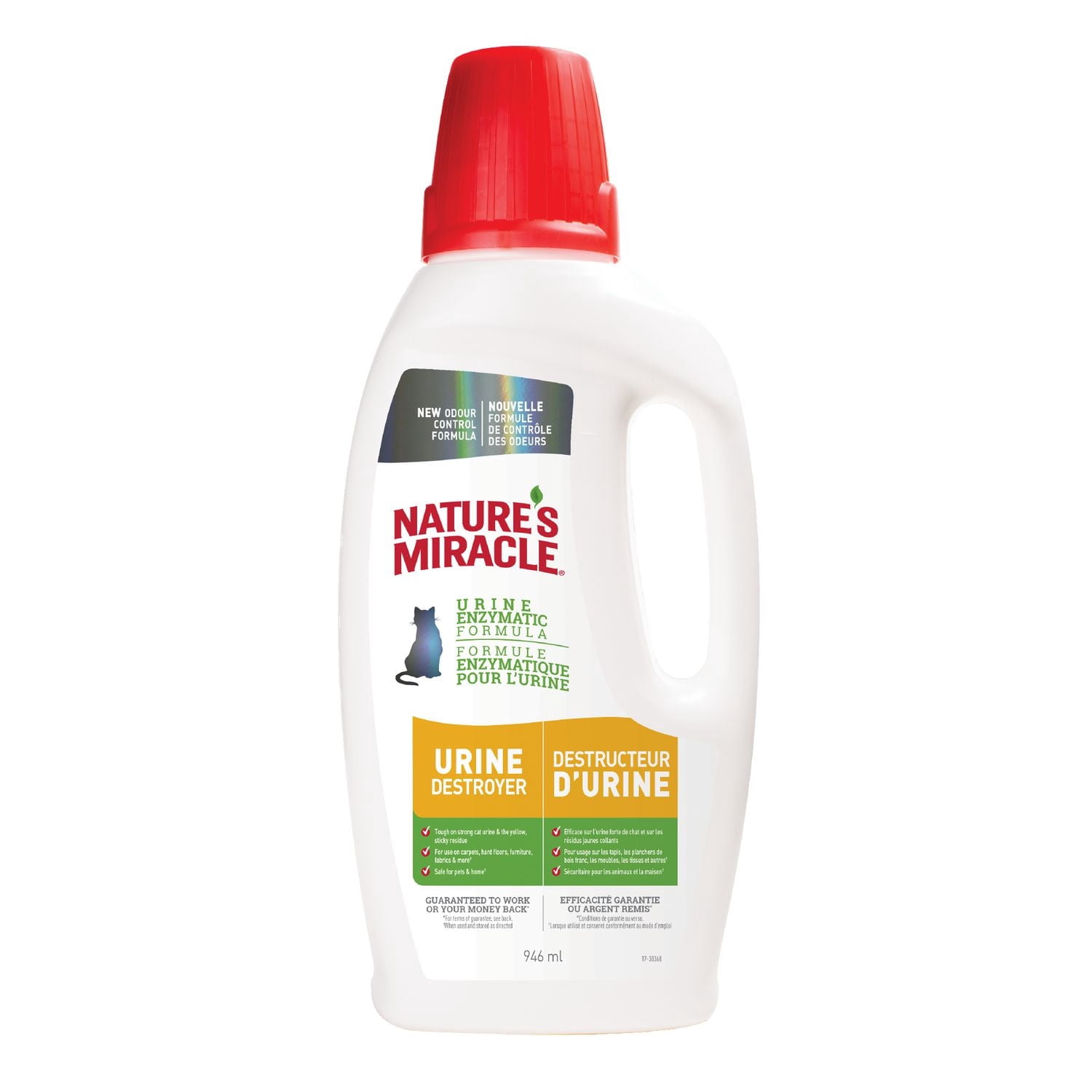 Nature's Miracle Destructeur d'Urine pour Chats, 946mL