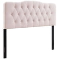 thumbnail image 1 of Modway Annabel Diamond Tufted Performance Velvet King Headboard in Pink, 1 of 5