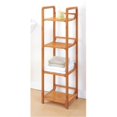 thumbnail image 1 of Organize It All 29954W Lohas 4 Tier Bamboo Tower, 1 of 5