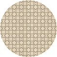 thumbnail image 1 of Ahgly Company Tapis de Zone Beige pour Intérieur, Lavable à la Machine, Rond, Style Transitionnel, Mocassin, 3 Pieds Rond, 1 of 7
