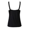 thumbnail image 4 of CHUANK Ichuanyi Blouse à Imprimé Sans Manches à Col en V pour Femmes, Décontractée, Ample, à Fermeture Éclair, 4 of 6