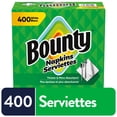 thumbnail image 2 of Bounty Serviettes de Papier, Blanches, 400 Serviettes, 2 of 16