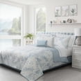 thumbnail image 1 of Safdie & Co. Quilt 3PC Set DQ Transitions Dream Blue, 1 of 2