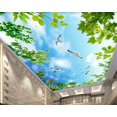 thumbnail image 4 of 3D Ceiling Paper Scenic Sky SKU# WAL0173, 4 of 10