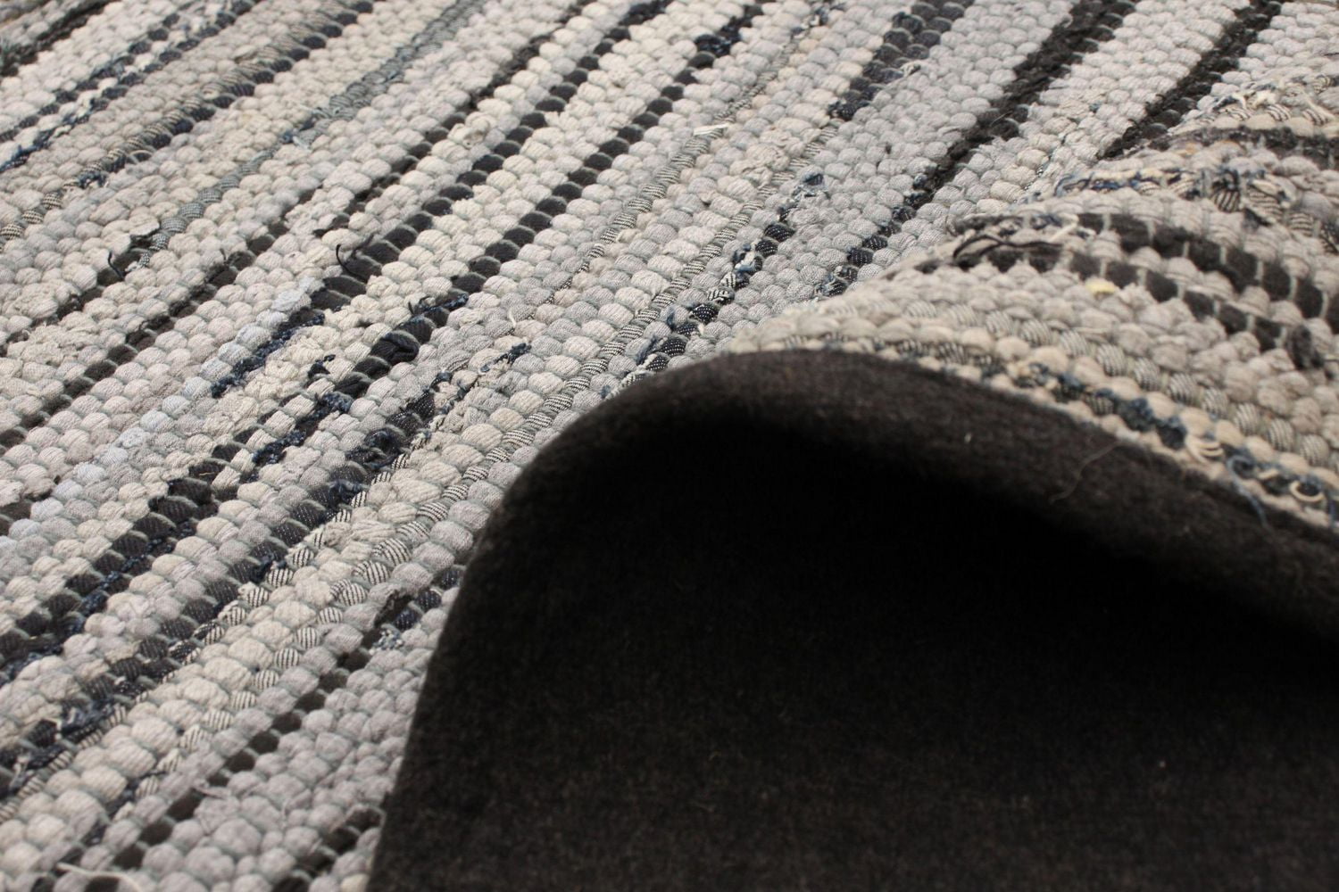 ECARPETGALLERY Tapis Fait à la Main pour Salon, Salle à Manger et Chambre à Coucher Transitionnel Collection Moldovia Patch 5'9" x 7'9" en Gris