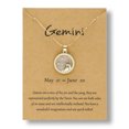 thumbnail image 1 of PVCS Coin Chain Golden Day and Night Twelve Constellation Necklace Couple Necklace, 1 of 1