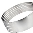 thumbnail image 2 of Adjustable Cake Cutter Slicer Stainless Steel Round Bread Cake Slicer Cutter Mold Cake Tools DIY Kitchen Baking, 2 of 7