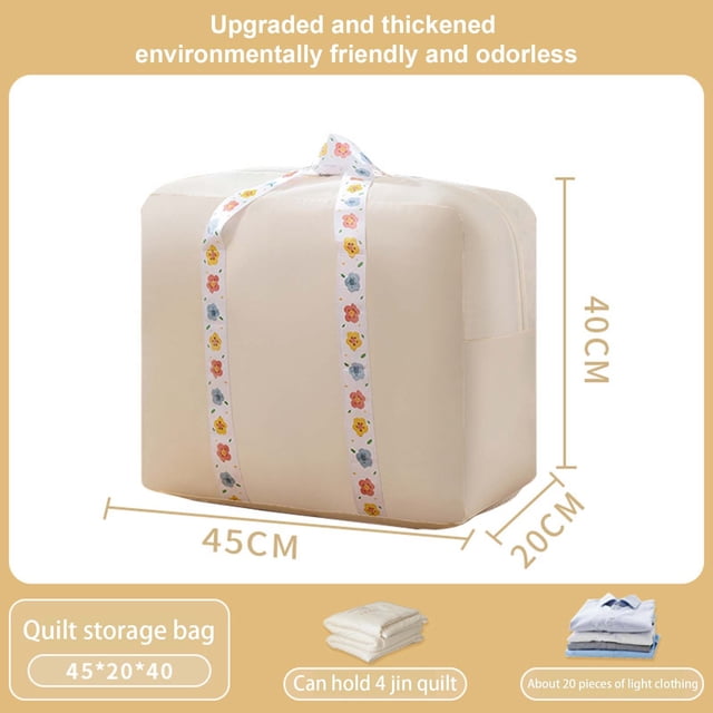 Chmadoxn Storage Trunks, 2025 Space Saving Self Compression Organizer Portable Space Storage Packing Bags Space Quilt Compression Storage Bag For Comforters Blankets Bedding a Pouch