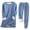 Blue, variant on AherBiu Pajamas for Women Set Fleece Soft Comfy Tops Plush Warm Pants Winter Loungewear Sleepwear Outfits