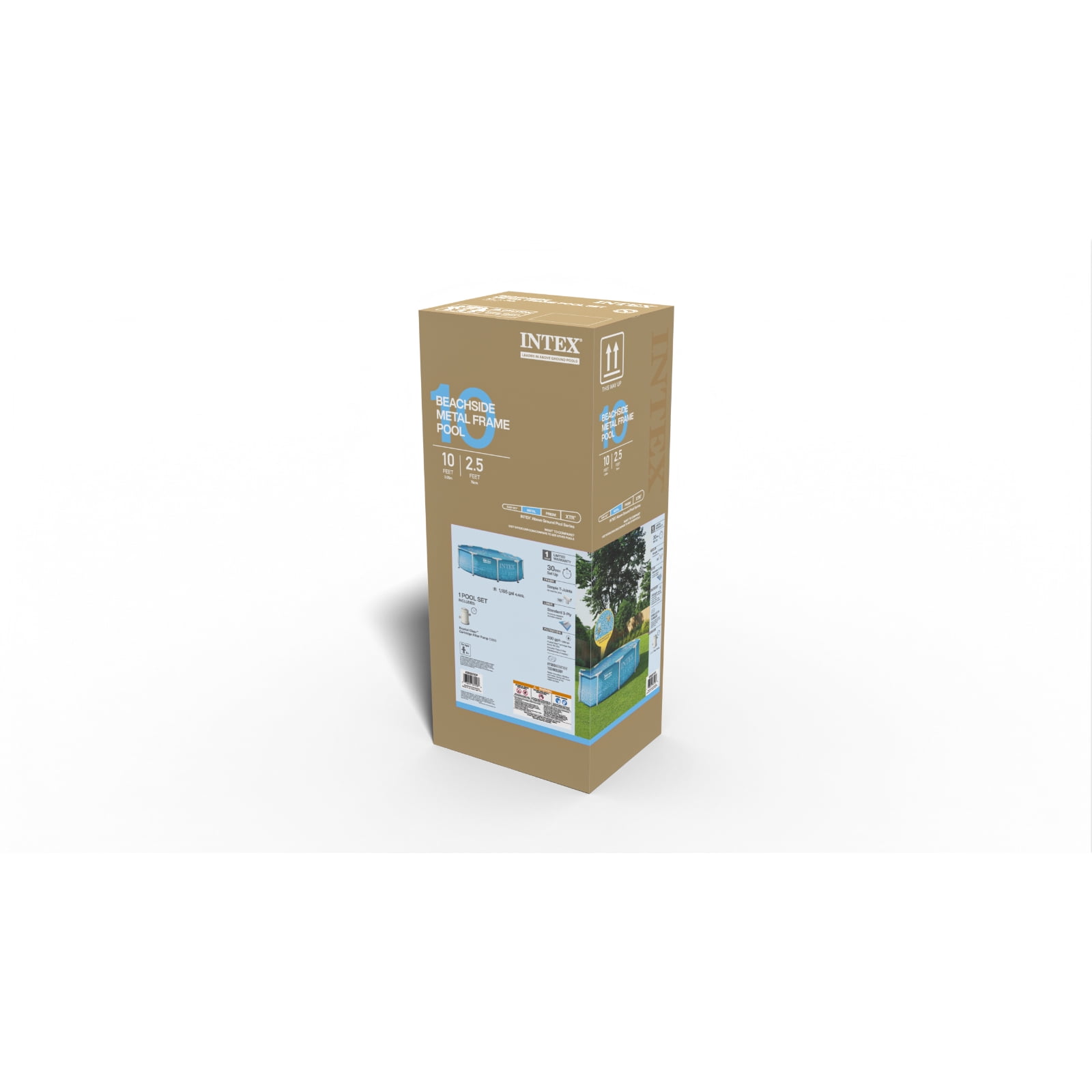 Ensemble de piscine en métal Intex de 10 pieds x 30 pouces