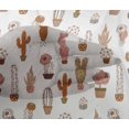 thumbnail image 5 of oneOone Viscose Chiffon Orange Fabric Cactus Sewing Material Print Fabric By The Yard 42 Inch Wide, 5 of 5