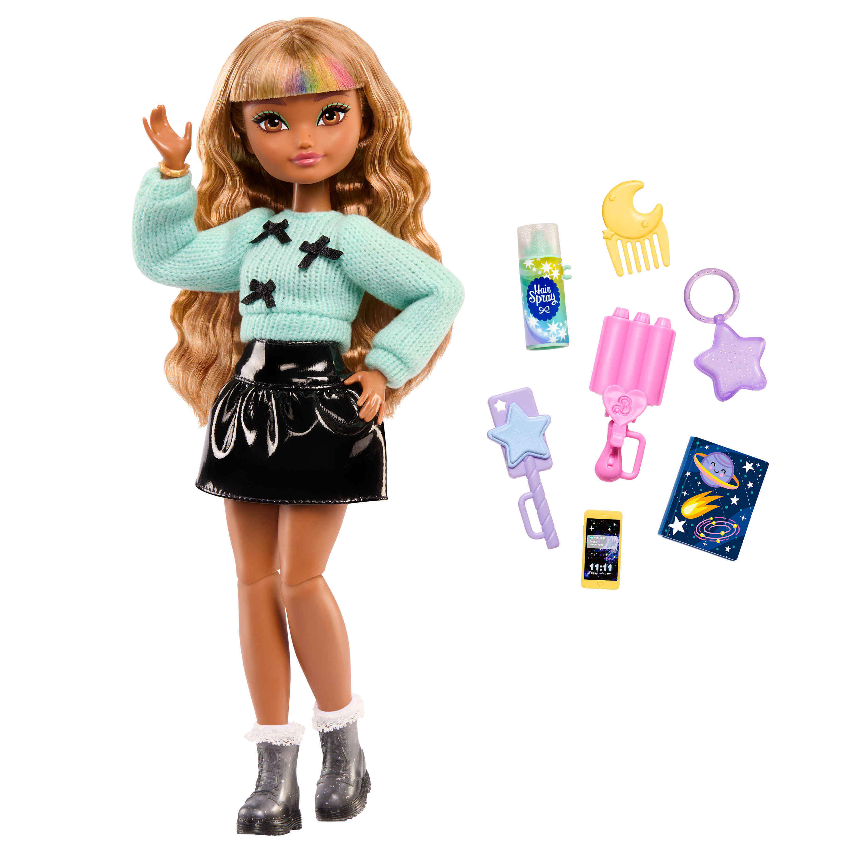 Barbie-Dream Besties Zia-poupée avec 7accessoires