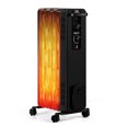 thumbnail image 1 of Costway 1500W Oil-Filled Heater Portable Radiator Space Heater w/Adjustable Thermostat Black, 1 of 10
