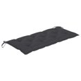 thumbnail image 5 of vidaXL Garden Bench with Cushion 120 cm Bamboo, 5 of 5