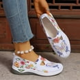 thumbnail image 3 of Womens Butterfly Orthopedic Wedge Walking Shoes Spring Autumn Comfortable Slip on Non-Slip Work Sneakers, 3 of 6