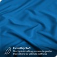 thumbnail image 2 of Bare Home Fitted Sheet - Premium 1800 Collection - Deep Pocket - Ultra-Soft Wrinkle Resistant - Twin XL, Medium Blue, 2 of 7