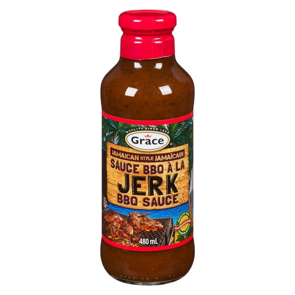 Grace Jamaican Style Jerk BBQ Sauce, 480ml Bottle