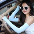 thumbnail image 1 of Neinkie 1Pair Unisex UV Protection Arm Cooling Sleeves Ice Silk Arm Cover, 1 of 7