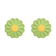 thumbnail image 1 of pitrice Placemat Heat Insulation Flower Pad Holder Kitchen Table Mat Anti-scalding Washable Reusable Drink Countertop Pink Green 2Set, 1 of 6