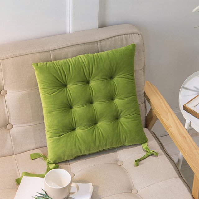 Meitianfacai Crystal Velvet Cushion Home Chair Cushion Simples And Comfortable Modern Computer Chair Cushion