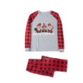 thumbnail image 4 of MASRIN Matching Pjs For Family Christmas Pajamas for Family Pjs Matching Set Family Christmas Pajamas Soft Xmas Pajamas Matching Sets Top Pants Christmas Hat Pjs, 4 of 6