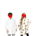 thumbnail image 4 of goowrom Family Cartoon Digital Printing Lamb Wool Warm Hooded Blanket, 4 of 9