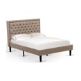 thumbnail image 3 of Pemberly Row 2-Piece Bedroom Set with Fabric Upholstered Bed in Cream, 3 of 6