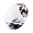 thumbnail image 1 of 40mm Clear Crystal Diamond Cut Glass Jewelry Paperweight Wedding Home Decor Gift, 1 of 8