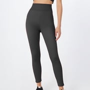 LOVZFMLL Women's Leggings, Solid Color Multi-Size High Waist Elastic Waist Leggings Black, L