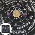 thumbnail image 5 of Tarot Tablecloth Divination Tarot Card Pad Board Game Pendulum Runes Table Cloth 30x30cm, 5 of 5