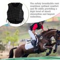 thumbnail image 3 of Wweixi Equestrian Vest Shock Absorption Lengthened Filler Good Elasticity Horse Riding Body Protector Waistcoat Movable Pads CS, 3 of 6