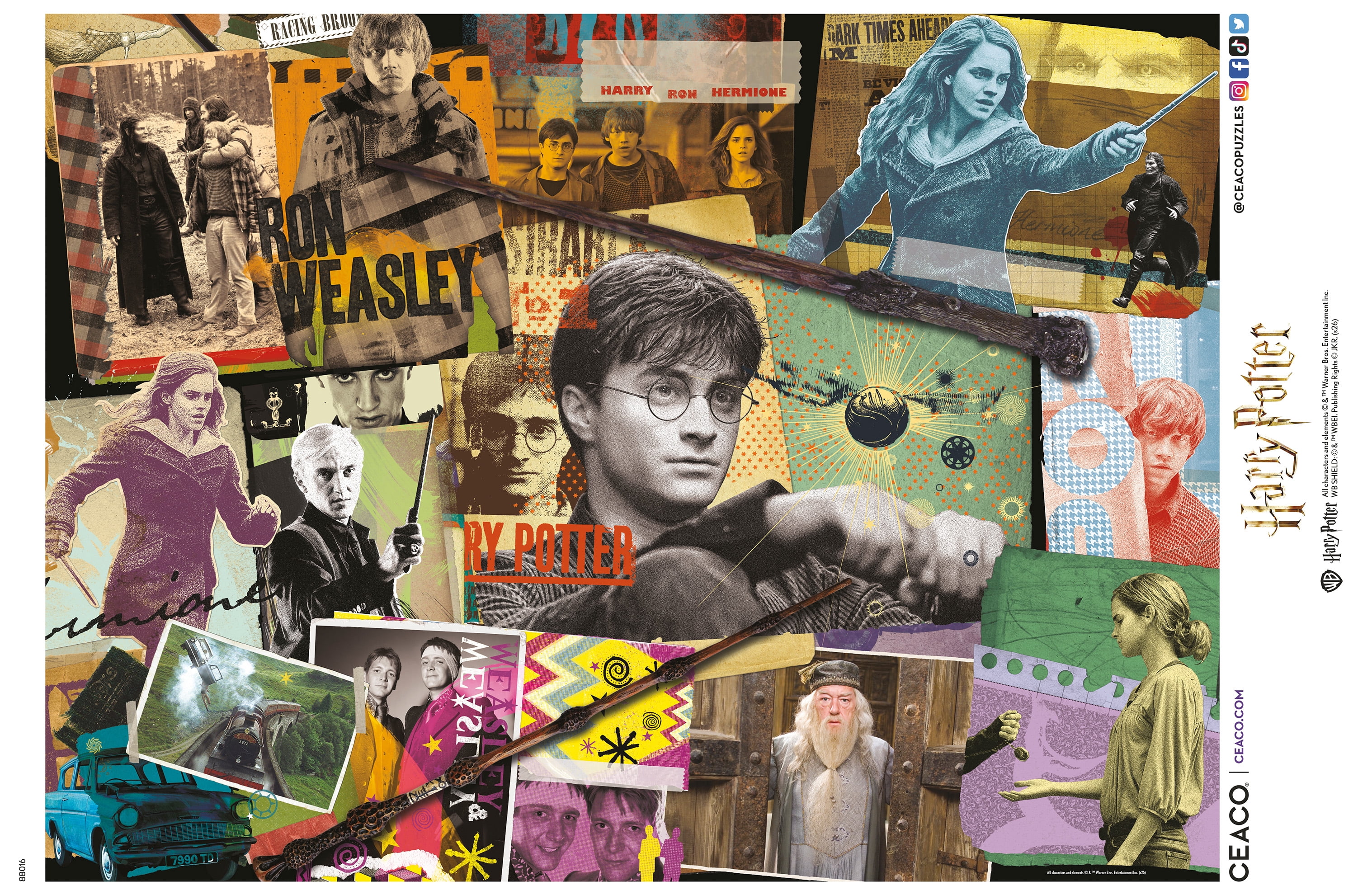 Puzzle Ceaco Harry Potter Collage 2 de 1000 pièces pour adultes à partir de 14 ans