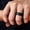 Black 5L6, variant on Rvkxad Soft Men's Wedding Ring, Double Band Ring for Men in Various Sizes, Jewelry Gift, Wedding Band