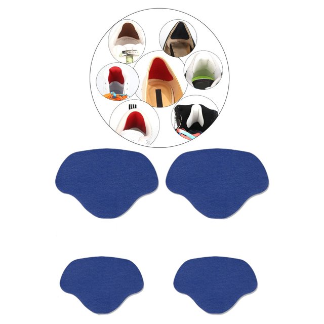 mmirethe Semelles Intérieures Molles pour Talons Hauts Bâton de Réparation de Talon de Soutien Bleu 1Set