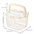 thumbnail image 2 of Dvkptbk Portable Fruit Basket Ice Bucket, Essential Ice Buckets for Parties, Table and Kitchen Counter Fruit Bowl, Champagne Bucket, Storage for Vegetable Snack Bread on Clearance, 2 of 2