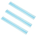 thumbnail image 3 of Plastic Binding Spine, Loose Leaf Rings Wear And Aging Resistant Detachable With 12mm Inner Diameter For Home Or School Use Blue, 3 of 8