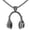 Silver, variant on Riforla Music Earphone Earphone Pendant European and American Fashion Men's Necklace Womens Jewelry Bronze