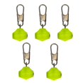 thumbnail image 3 of jinwen 5Pcs High Strength Sinker Sliders Weight Sinker Connector ing Barrel Swivels 2.7cmx1cmx0.5cm, 3 of 8
