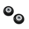 thumbnail image 1 of Rubber Swivel Caster, 2pcs Suitcase Caster Wheels Replacement Wheels Bearings Repair Kits, 1 of 8