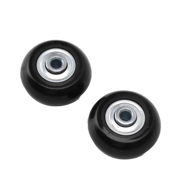 Rubber Swivel Caster, 2pcs Suitcase Caster Wheels Replacement Wheels Bearings Repair Kits
