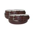 thumbnail image 1 of CTM® Ceinture Habillée en Cuir 1 1/8 Pouce (Lot de 2) (pour Femmes), 1 of 2
